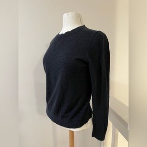 Navy fitted sweater